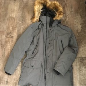 Gray Guess Parka